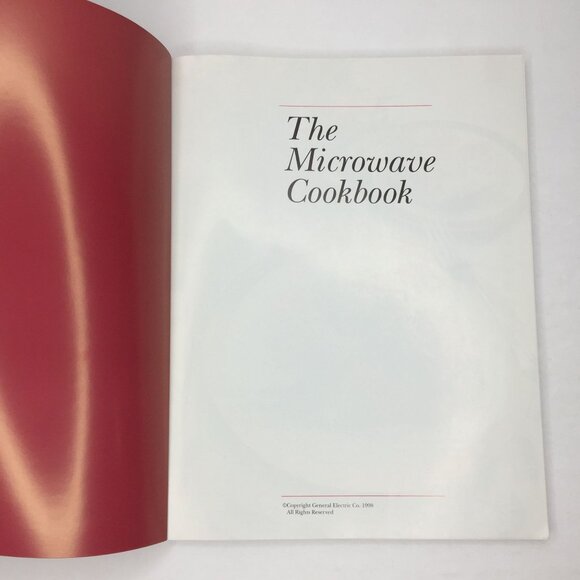 Vintage 1998 General Electric The Microwave Cookbook Cooking Made Easy Recipes - Picture 2 of 12